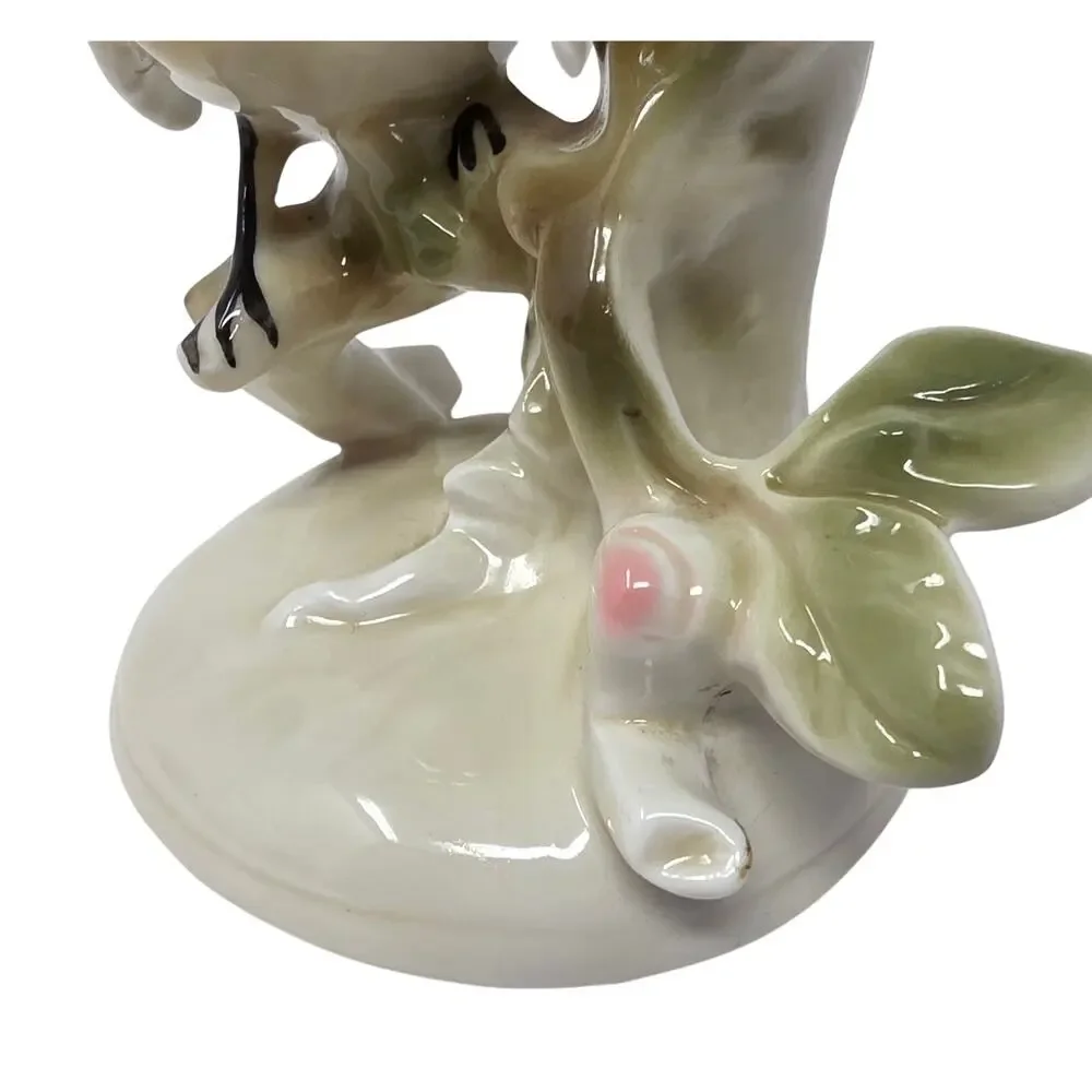 Carl Scheidig Gräfenthal Porcelain Bird Pair Figurine Germany 6 Inch